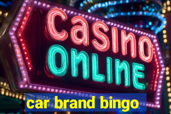 car brand bingo